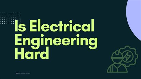 Is electrical engineering hard. It is difficult, you will have to actually work to understand the material and practice all of the math in depth. You will not be able to barely study and ace your exams like you did in high school. But it is also completely doable. Be prepared to do the work and study hard and you will be fine. Reply reply. 