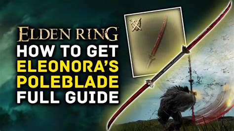 Is eleonora poleblade good. Elden Ring Bleed Build Eleonora's Poleblade Guide - How to Build a Blood Dancer (Level 100 Guide)In this Elden Ring Build Guide I'll be showing you my Eleono... 