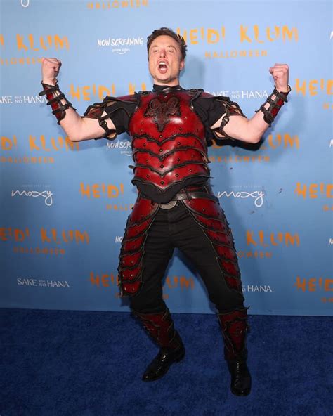 Nov 1, 2022 · The world’s wealthiest man selected the Devil’s Champion-Leather Armour set, retailing for $7,500, for his fit. The red and black outfit has a Baphomet carved into the chest plate with an upside down cross between its horns. And it didn’t go unnoticed. 👿🎃 Elon Musk wore a Halloween costume called "devil's champion" with a Baphomet .... 