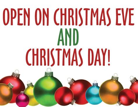 Is eos open on christmas day. What are EOS Holiday Hours? EOS Fitness will be closed on Christmas Day and Thanksgiving Day but will have reduced hours for the rest of the week. On New Year’s Eve, Christmas Eve, and the day after Christmas, we will close at six pm and will close at 6 am on New Year’s Day. 