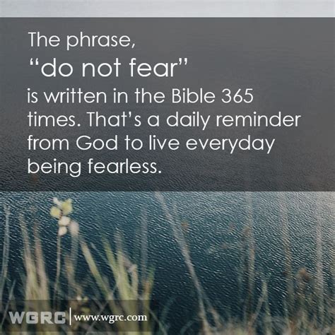 Is fear not the most repeated command in the Bible?