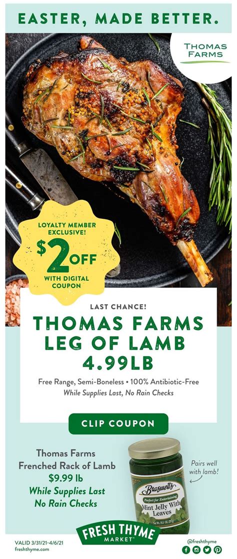 Is fresh thyme open on easter. Fresh Thyme brings the ocean to your freezer with our premium frozen seafood. Shop now to elevate your culinary creations. MyThyme Loyalty. Pickup and Delivery. ... Open Product Description. $25.98. $0.81/oz. Offer Valid: Apr 24th - Apr 30th. View Deals. Add to List. 31/40ct Cooked Shrimp 2 Lb Bag - 32 Ounce, $15.98 