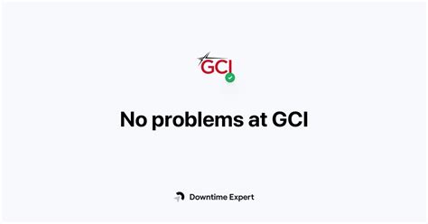 Is gci down. Things To Know About Is gci down. 