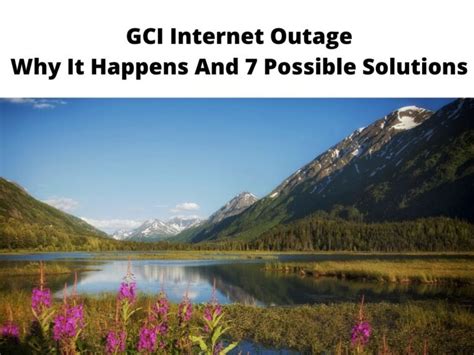 In a statement on Tuesday afternoon, GCI said they had fixed the outage, but customers who were still having problems should contact technical support at 1-800-800-4800 or rcs@gci.com. The .... 