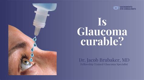 Is glaucoma 100% curable