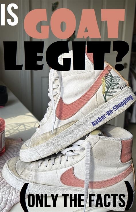 Is goat legit for shoes. Jan 5, 2022 · StockX makes acquiring and getting rid of shoes incredibly easy, although, the company has damaged its rep in the past year with some data breach deceit and that pesky extra fee for buyers. Still ... 