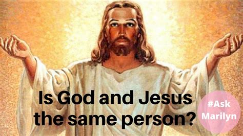 Is god and jesus christ the same person. So they are both God in nature. However, they are not the same person. A “person” can speak, has a will, recognizes others, etc. This qualifies as personhood. 