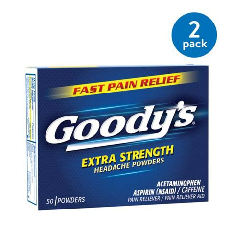 Goody's® Hangover. With a powerful pain reliever and a boosting ingredient, you can get fast pain relief AND a boost of alertness to help battle the groggy, tired feeling that comes with a hangover. Temporarily relieves minor aches and pains due to: hangover. headache. muscle aches. Helps restore mental alertness when experiencing fatigue or ... . 