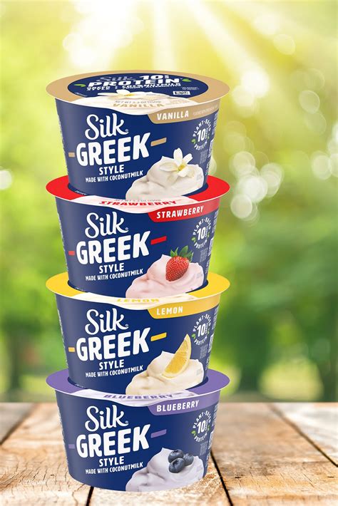 Is greek yogurt vegan. Vegan dairy brand Silk believes it can convert even dedicated Greek yogurt lovers. Made from coconut milk, Silk’s Greek yogurt comes in four flavors: Vanilla, Strawberry, Lemon, and Blueberry. It also contains pea protein, which adds 10 grams of protein per serving and helps to give the product a thick texture like the traditional strained ... 
