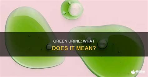 Is green pee normal.  Health problems that can cause blood in the urine...
