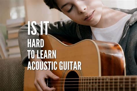 Is guitar hard to learn. Learning to play the guitar can be hard in the beginning. The good news is that it will get easier the longer you stick with it. The more often you practice, the easier it will feel to play the guitar. Most people who quit learning to play the instrument do so initially. They mistakenly think that maybe, guitar playing is not for them. 