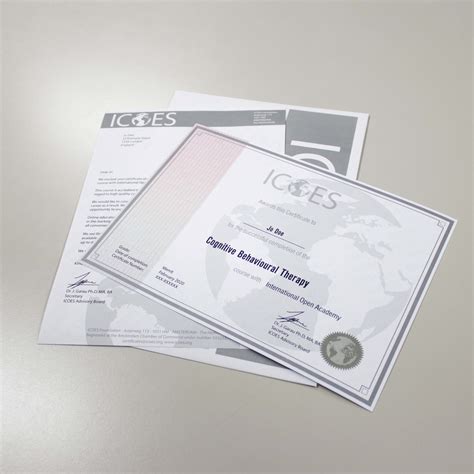 Is icoes a recognised qualification.  These certificates are internationally recognized and se...