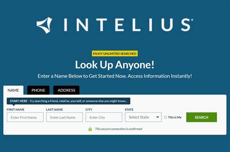 Intelius offers paid services for reverse phone lookup and da