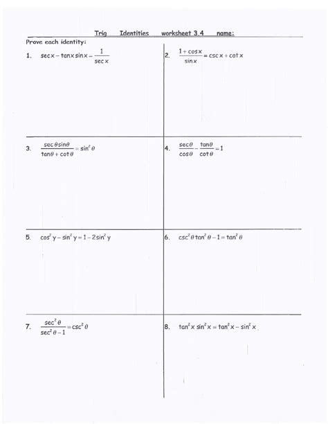 Is it a trig identity worksheet answers mathbits.  Their names and abbrev...