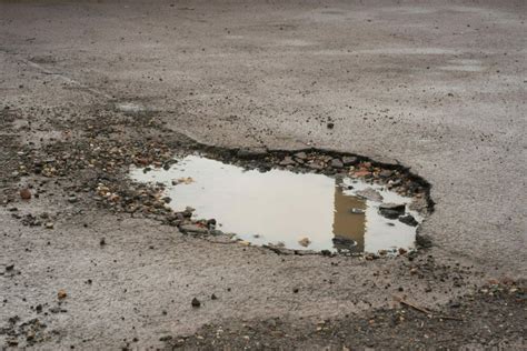 Is it against the law to fill potholes on your own?