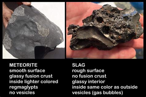 Is it common for slag to contain non-chondrules like this?