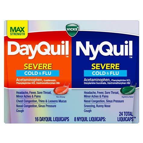 Yes, you can take Advil with NyQuil safely together. There is no interaction between them. Can I Take Benadryl And Nyquil Together? No, Benadryl and NyQuil cannot be taken together. Both have sedating ingredients that work similarly and can cause oversedation, dizziness, dry mouth, constipation, blurred vision, and falls. Conclusion. …. 