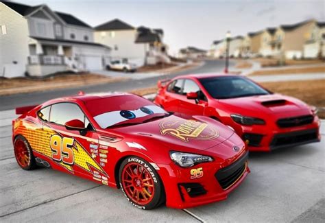 Is Lighting McQueen a BRZ Subaru? That's because Chris Van Wagenen dressed up his 2017 Subaru BRZ to be an exact replica of Lightning McQueen, the main character from Disney's Cars movies.11 thg 11, 2021. 