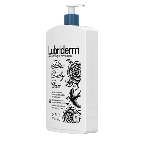 Is lubriderm good for tattoos. Petroleum jelly repels water. Sounds innocent enough, but when it’s time to clean your healing tattoo with soap, it can be difficult to break through the layer of petroleum jelly you’ve applied to the skin. After all, it is a barrier and water on its own will just roll right off. Plus, it’s a good idea to be gentle to the tattooed area ... 