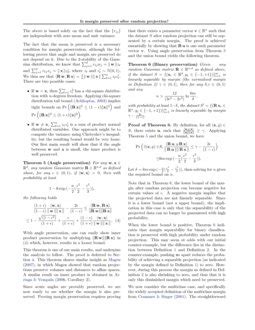 Is margin preserved after random projection? - CORE