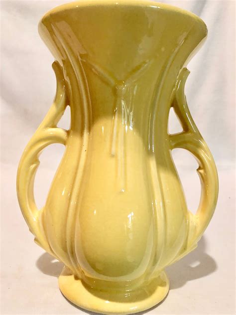 McCoy seemed to have a long standing relationship with Esmond. Making pieces over a span of at least 12 years. Most pieces have the same or similar glazes to production McCoy pieces, and the lines even share a few shapes. Other area potteries are known to have produced similar wares for Esmond as well, but the McCoy pieces are easily .... 