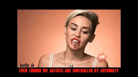 Re: Miley Cyrus Disgusting Illuminati whore perverting young white girls Even more disgusting was some of the commentary I heard. She's just "expressing" herself and her femininity, showing the world she's "all grown up", (like her actions exuded maturity), she just wanted shock factor publicity, etc.. 