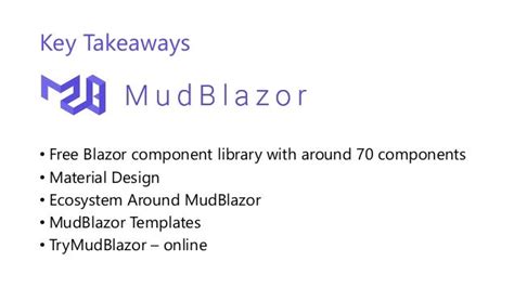 Is mudblazor free.  Trusted by thousands of users, from hobby developers to...
