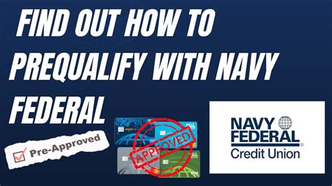 It can be very beneficial to you if you know how to prequalify for a Navy Federal credit card! You can apply this information to most of all the other credit.... 