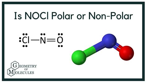 Is nocl polar or nonpolar. N2 is nonpolar. A polar molecule has a net electric dipole moment. Since N2 is a symmetric molecule without a net electric dipole moment, N2 is not polar. A nitrogen atom has five electrons in its outermost electron shell. 