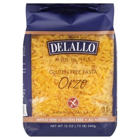 Is orzo gluten free. Gluten-free orzo brands. The good news is that orzo can now be enjoyed without gluten, thanks to these gluten free orzo brands. If you are looking for the most commendable gluten free orzo brands out there, here is a head start list for you. Dellalo Gluten Free Italian Orzo: It is just made with corn and rice flour; completely gluten free. 
