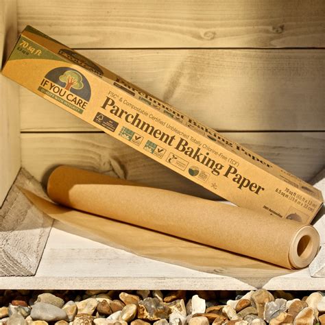 Is parchment paper compostable. Reynolds Kitchens Unbleached Parchment Paper is a responsibly-sourced, totally chlorine free, non-stick parchment paper made with 75% unbleached fiber. It is compostable in commercial composting facilities and meets the standards of EN 13432. 