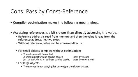 Is passing arguments as const references premature optimization?