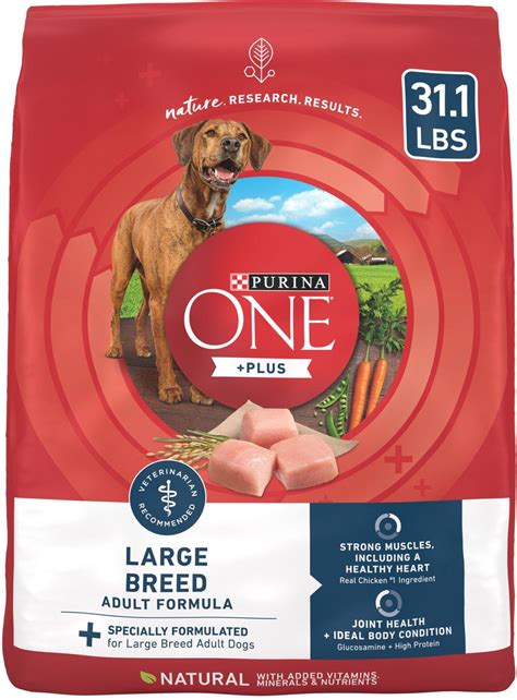 Is purina one a good dog food. Based on its ingredients alone, Purina Pro Plan dog food looks like an average wet product. The dashboard displays a dry matter protein reading of 32%, a fat level of 23% and estimated carbohydrates of about 38%. As a group, the brand features an average protein content of 44% and a mean fat level of 22%. 