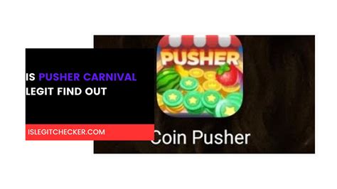 Is pusher carnival legit. Things To Know About Is pusher carnival legit. 