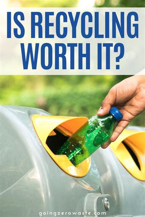 Is recycling worth it. Nov 13, 2008 · The price those recyclables fetch reached about $100 a ton earlier this year--so if the cost of taking that material to a landfill is more than $50 a ton, the recycling program will be a money ... 