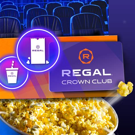 Is regal crown club free. The authorized account holder of the Regal Crown Club card number used to login will be deemed the entrant and will receive one (1) entry into the Sweepstakes for each 100 Regal Crown Club credits redeemed at the Regal Crown Club Reward Center, subject to the eligibility restrictions below. Potential winners may be required to show proof that ... 
