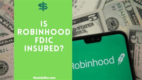 Is robinhood fdic insured. May 5, 2023 · Because Robinhood deposits these sweep balances into a network of six banks, the FDIC coverage for each customer is $1.5 million (instead of the standard FDIC limit per bank of $250,000 ... 