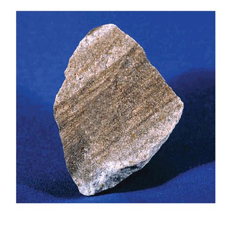 Sandstone is a clastic rock comprised of small quartz gra