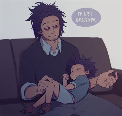 Aizawa Is Shinso's Father. Photo: Studio Bones. Shota Aizawa may not seem like the fatherly type, but one fan theory posits that he has a son: Hitoshi Shinsou from Class 1-C. This theory arises largely from the fact they look a lot alike, and their quirks both involve controlling other people to some degree. What's more, they're seen walking .... 