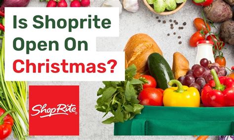 Is shoprite open on christmas. Costco: 9 a.m. to 5 p.m. Christmas Eve; clubs closed on Christmas Day. Cub Foods: Most stores close at 4 p.m.; closed on Christmas Day. Dillons: Stores in the Kroger family will close early on ... 