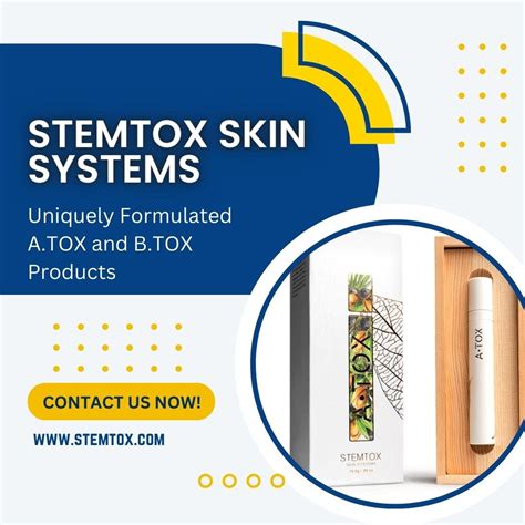 Stemtox is formulated with stem cells from Argan and Acai plants to help your skin produce collagen and new skin cells, dramatically reducing the appearance of wrinkles and fine lines. Say goodbye to acne (for good) Stemtox is a powerful anti-inflammatory that helps clear up acne and prevent future breakouts. You no longer have to worry about .... 