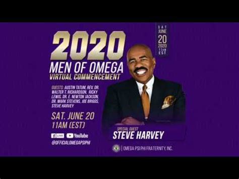 Steve Harvey is a talk show host who pledged to Omega Psi Phi while he was a student at Kent State University. During the administration of the sixth Grand Basileus, Clarence F. Holmes, the fraternitys first official hymn, Omega Men Draw Nigh, was written by …. 
