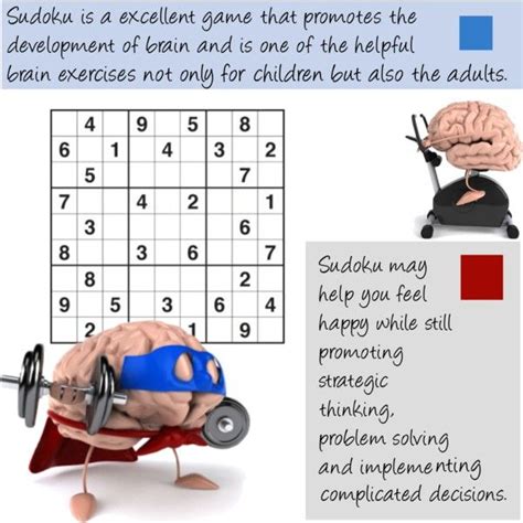 Is sudoku good for your brain. Classic Sudoku the puzzle game for your brain, logical thinking, memory, and A GOOD TIME KILLER! Classic Sudoku is a logic-based number puzzle game and the goal is to place 1 to 9 digit numbers into each grid cell so that each number can only appear once in each row, each column and each mini-grid. With our Sudoku puzzle app, you can not … 