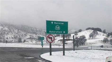 BAKERSFIELD, CALIF. (KBAK/KBFX) — UPDATE (11:48 P.M.): Caltrans announced late Friday night that they, along with CHP, will once again Highway 58 through the Tehachapi Pass as snow falls in.... 