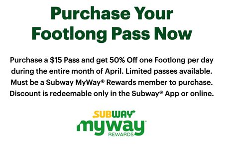 Is the Subway Footlong Pass Worth It? - Yahoo