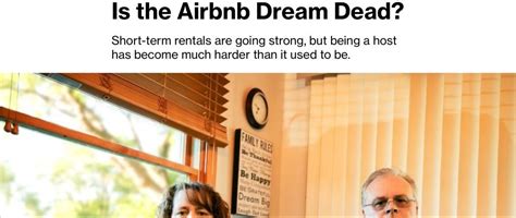 Is the Airbnb Dream Dead? • • World • One News Page: Thursday, 10