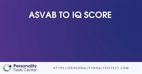 Is the asvab a iq test. The U.S. military officially started to use the ASVAB test in 1976. The current AFQT score is the most critical ASVAB score for you. The Armed Services Qualification Test (AFQT) is a percentile score based on the study of 1997, where the Department of Defense conducted the ASVAB test in which 12000 people took part. 