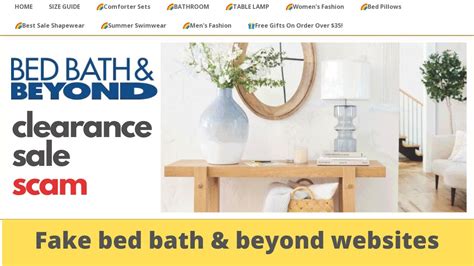 Beware of the Bed Bath & Beyond Stock Clearance Scam, wh