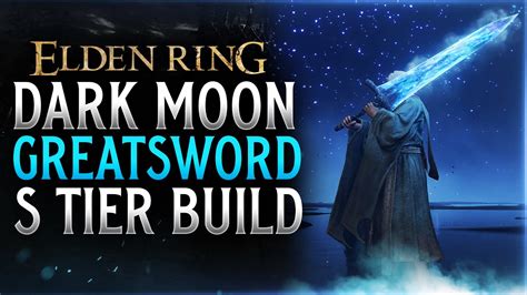 Raise the sword aloft, bathing it in the light of the dark moon. Temporarily increases magic attack power and imbues blade with frost. Charged attacks release blasts of moonlight. This weapon cannot be infused with Ashes of War. Dark Moon Greatsword can be upgraded by using Somber Smithing Stones.. 