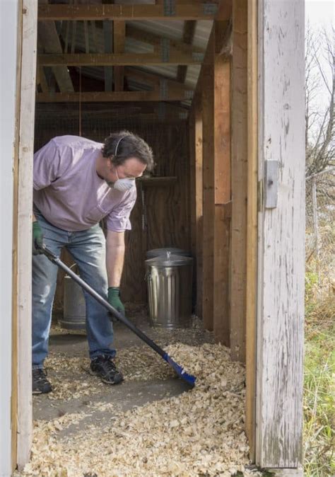 Is the dust dangerous to breathe when cleaning coop?